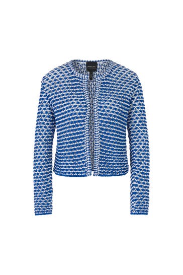 MARC CAIN Strickjacke gemustert