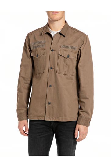 REPLAY Overshirt khaki