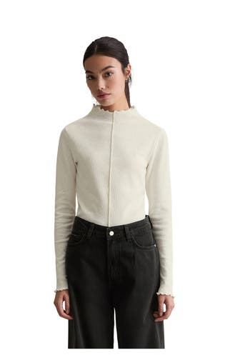 MARC O'POLO DENIM Longsleeve weiß