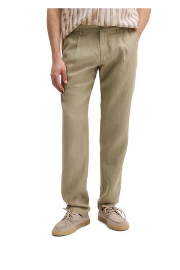 MARC O'POLO Leinenhose 'Osby' hellbraun