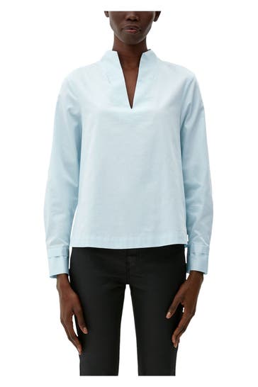 S.OLIVER BLACK LABEL Blusenshirt aqua