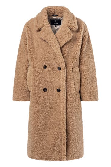 JOOP! - Teddyfellmantel hellbraun