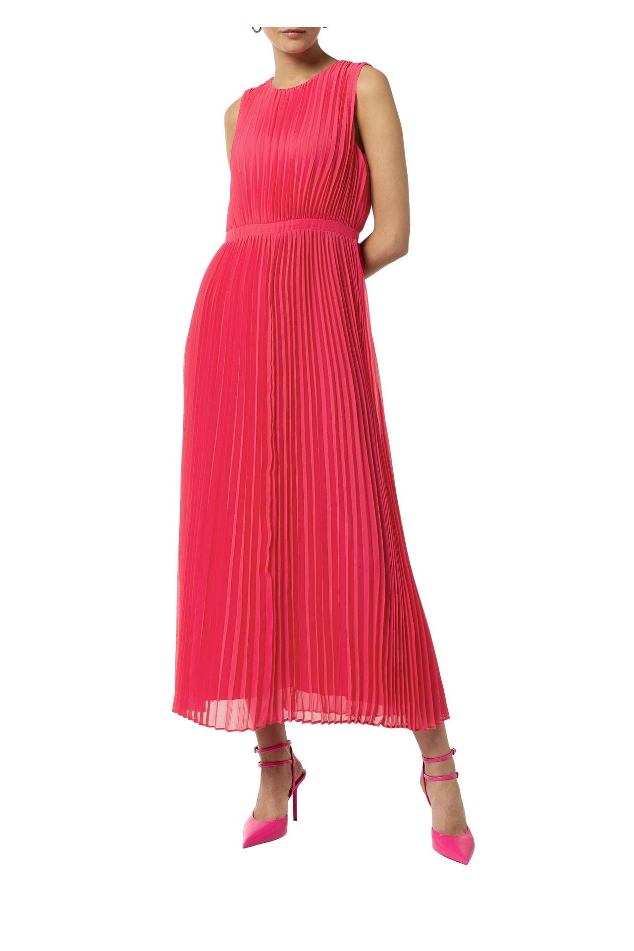 COMMA, Midikleid fuchsia, Bild 1