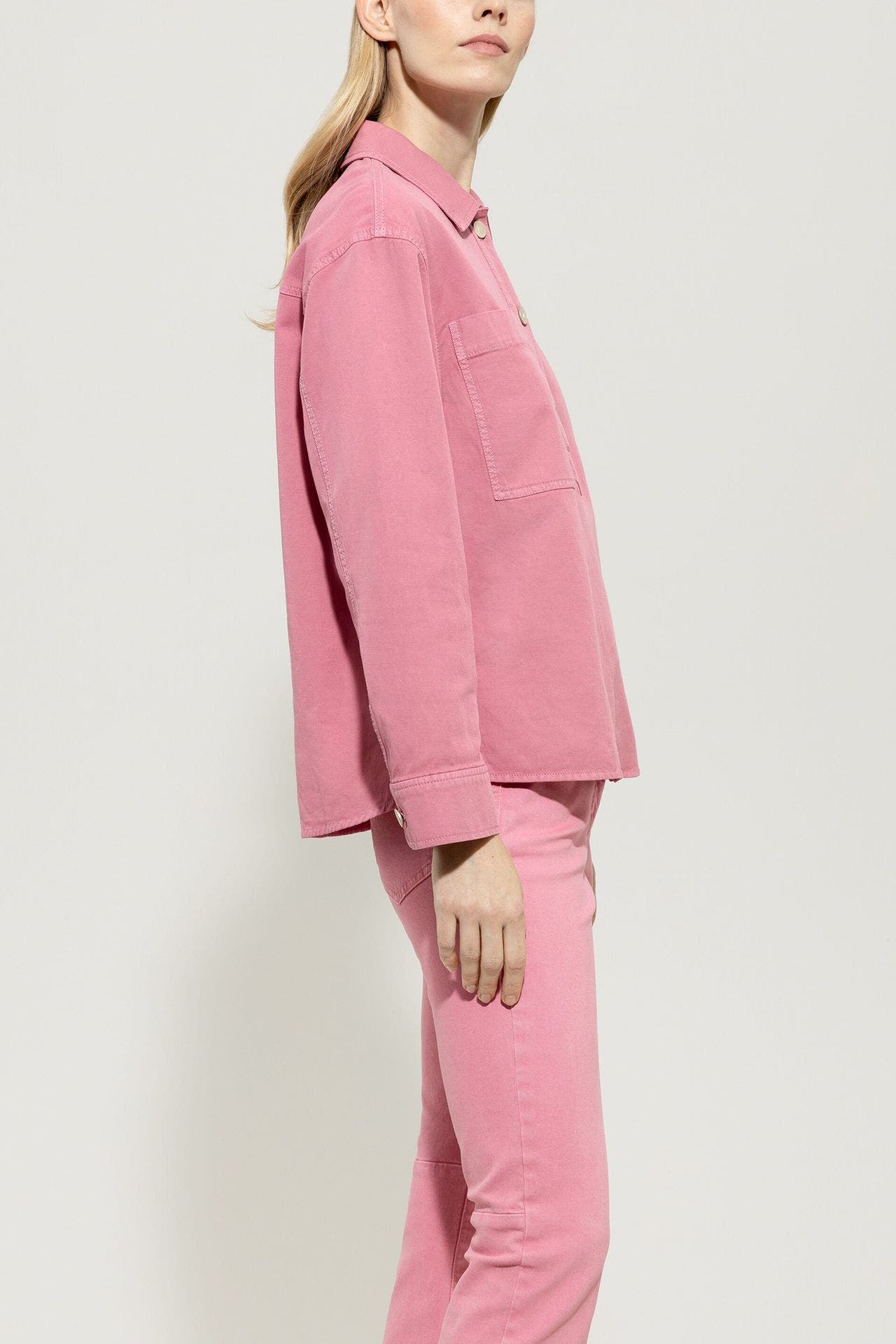 LUISA CERANO Jeansbluse rosa, Bild 1