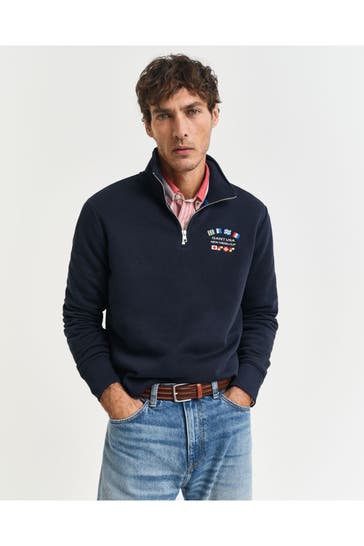 GANT Sweat-Troyer nachtblau