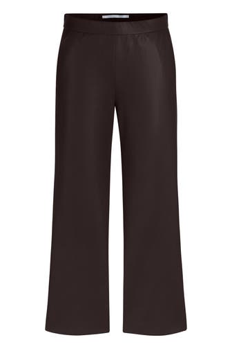 RAFFAELLO ROSSI Kunstlederhose 'Palina' dunkelbraun