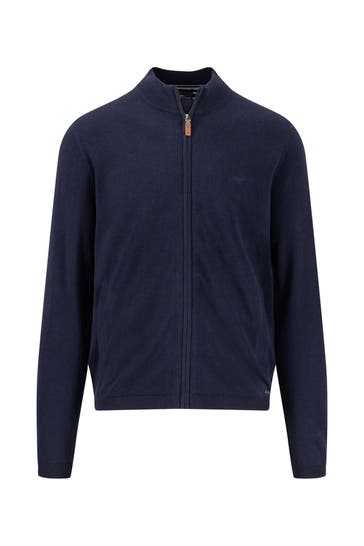 FYNCH-HATTON Strickjacke dunkelblau