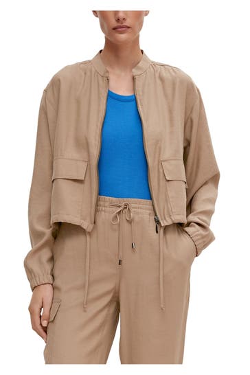 COMMA, Blouson hellbraun