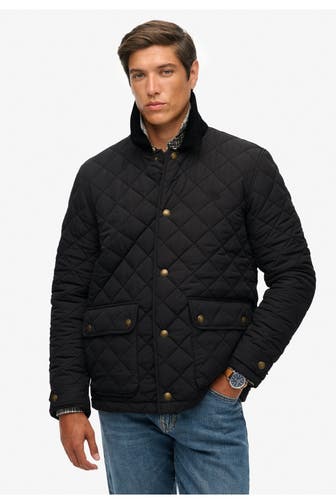 SUPERDRY Light-Steppjacke schwarz