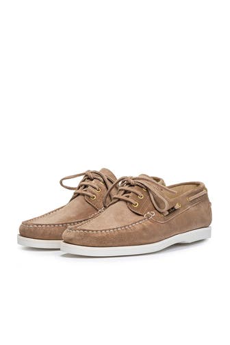 FLORIS VAN BOMMEL Bootsschuhe 'Nava' beige Slim Fit