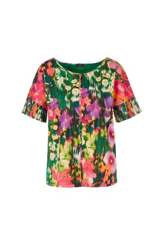 MARC CAIN T-Shirt floral gemustert