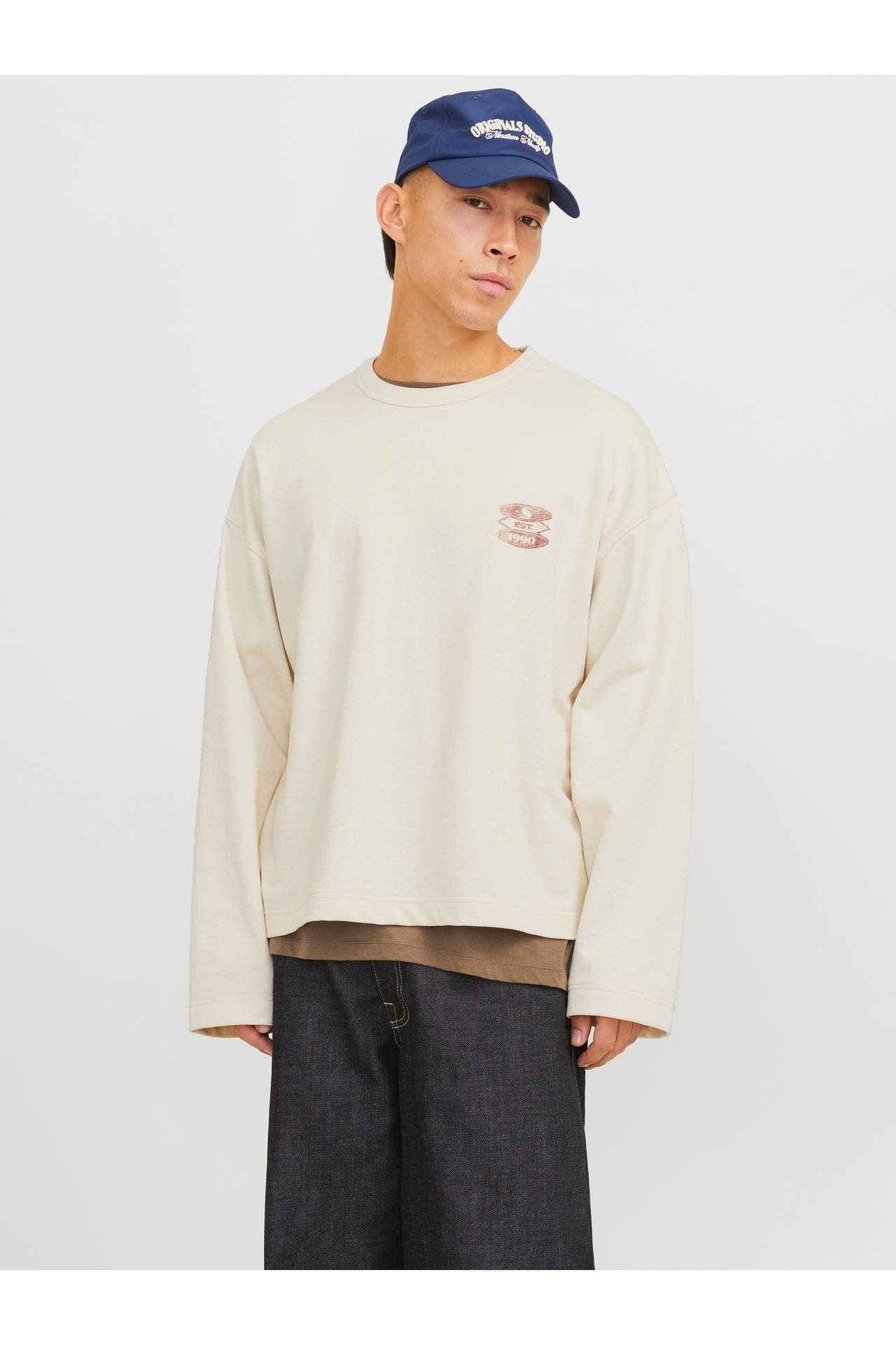 JACK & JONES Sweatshirt ecru, Bild 1
