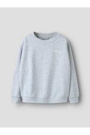 NAME IT Sweatshirt hellgrau