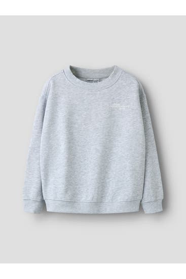 NAME IT - Sweatshirt hellgrau