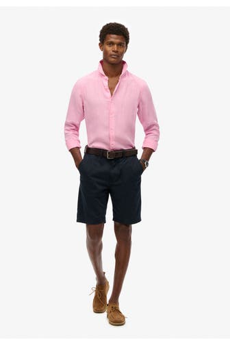 SUPERDRY Leinen-Hemd 'Vacation' Slim Fit