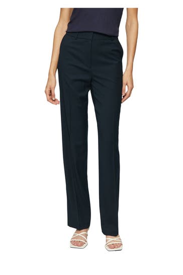 S.OLIVER BLACK LABEL Business-Hose gemustert