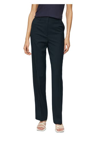 S.OLIVER BLACK LABEL Business-Hose gemustert