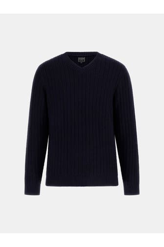 GUESS Strickpullover 'Bryson' dunkelblau