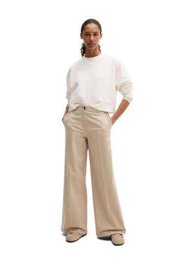 MARC O'POLO Beige Smart Trousers