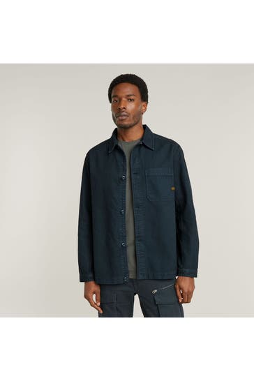 G-STAR Overshirt dunkelblau