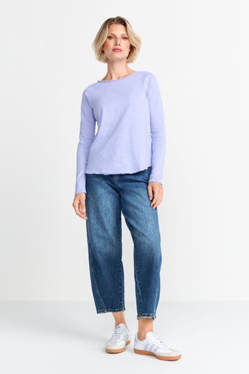 RICH & ROYAL Langarmshirt flieder