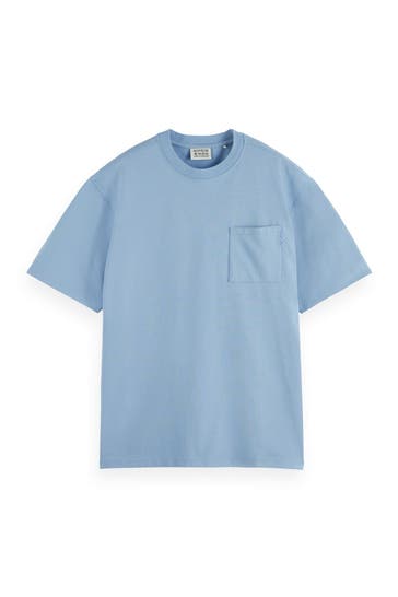 SCOTCH & SODA T-Shirt hellblau oversize