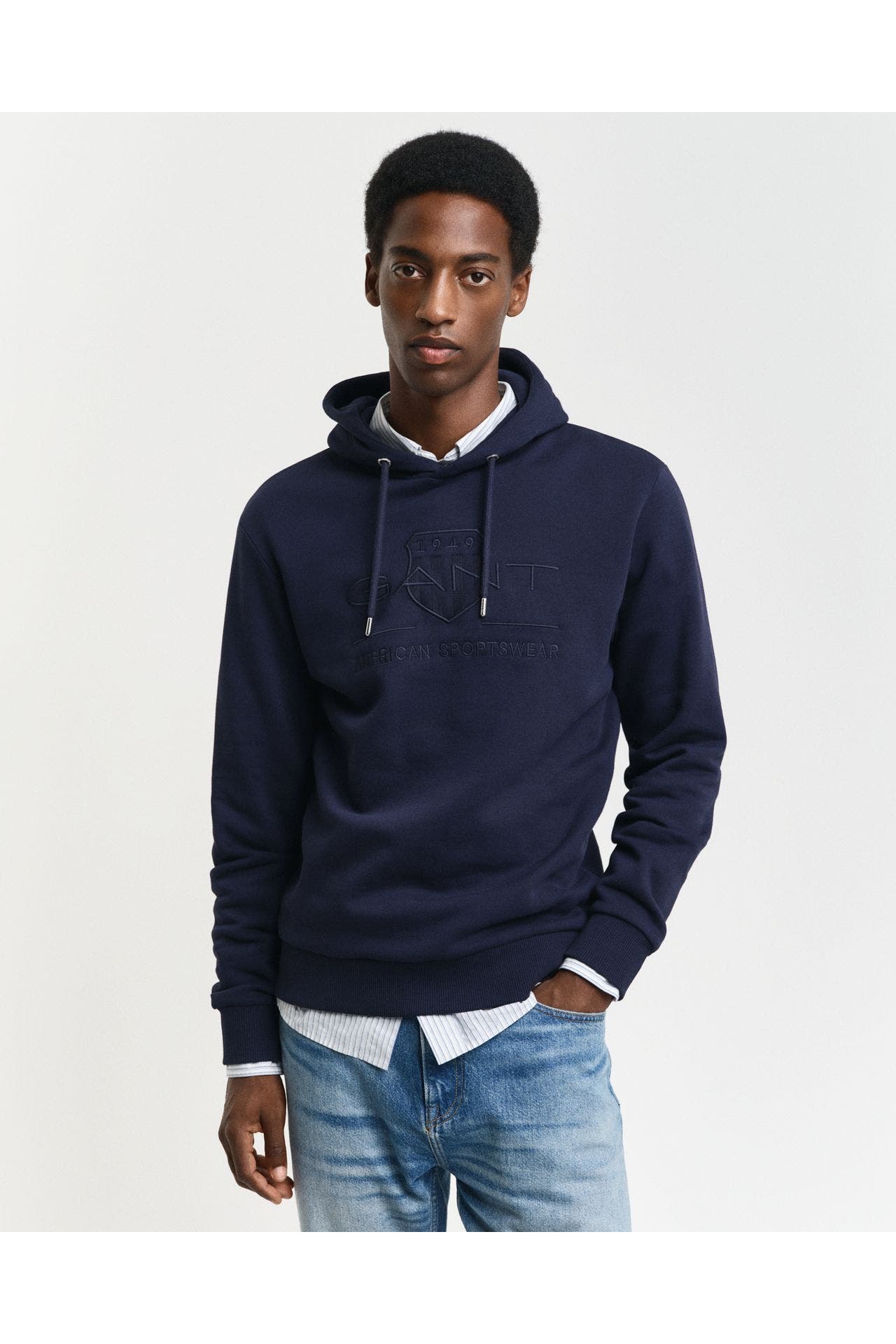 GANT Hoodie nachtblau, Bild 1