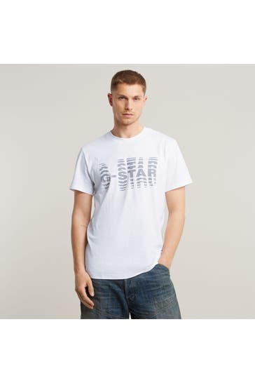 G-STAR T-Shirt weiß