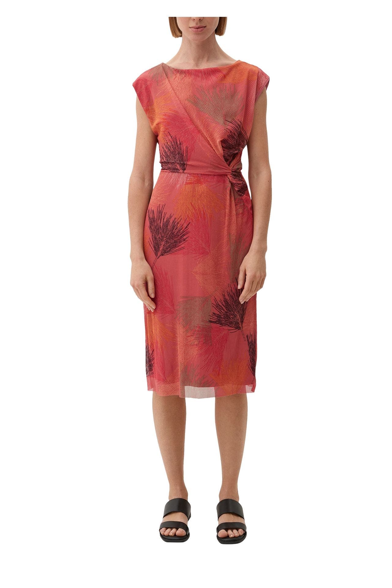 S.OLIVER BLACK LABEL Midikleid gemustert, Bild 1