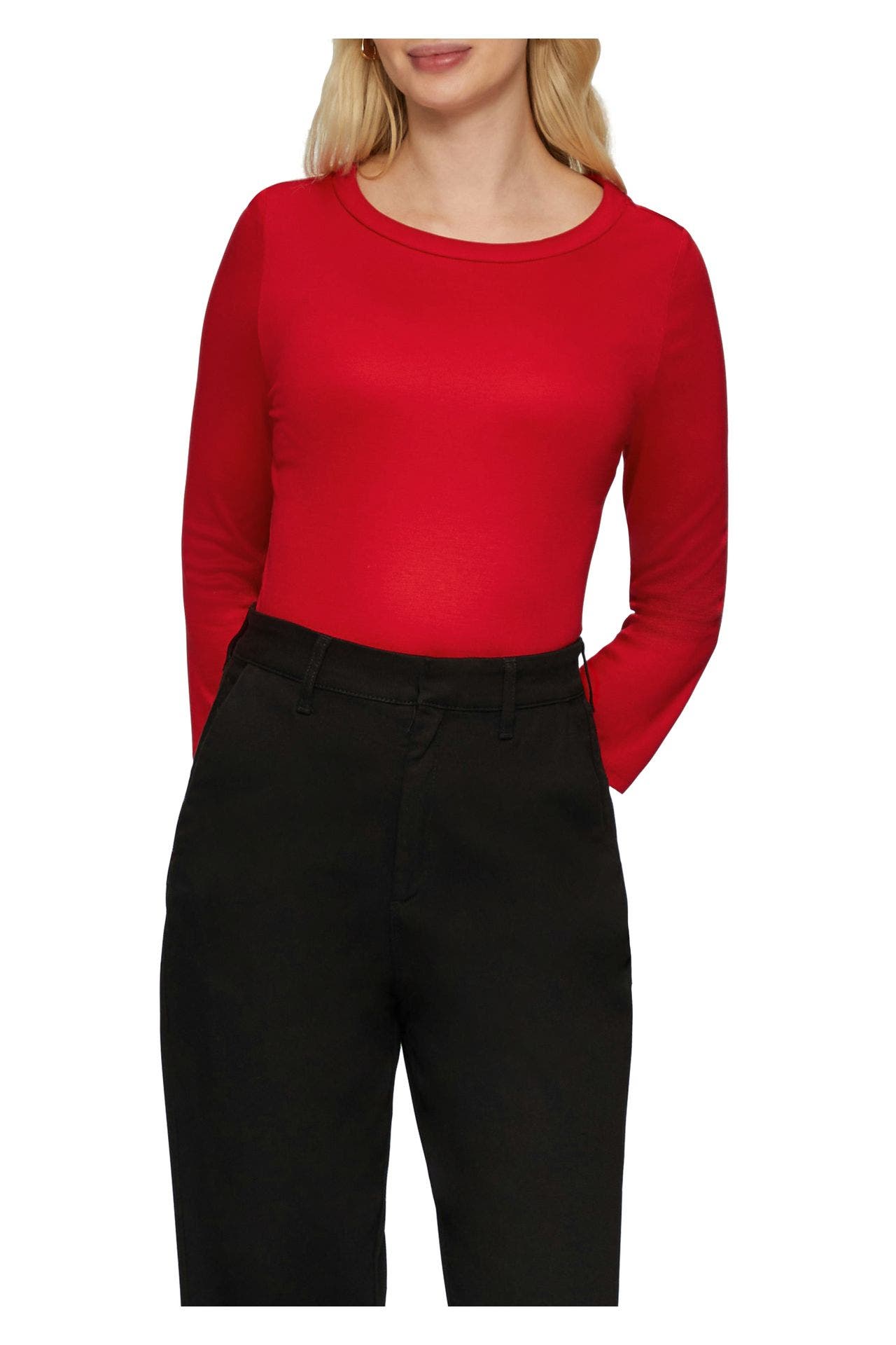 S.OLIVER BLACK LABEL Longsleeve rot, Bild 1