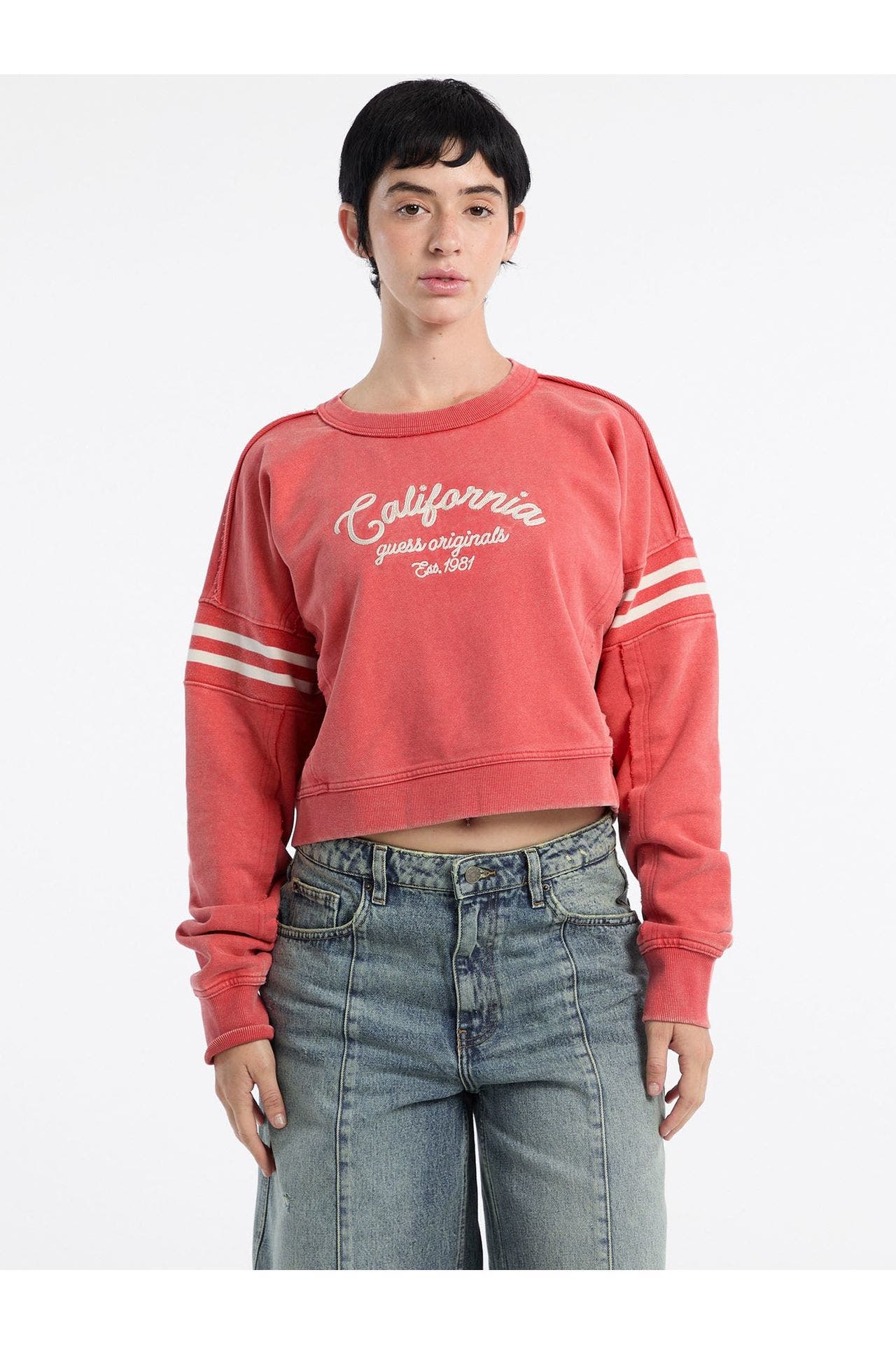 GUESS Sweatshirt rot, Bild 1