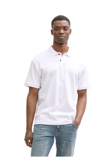 TOM TAILOR Polo-Shirt weiß