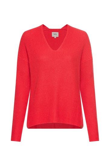 CAMEL ACTIVE Strickpullover signalrot