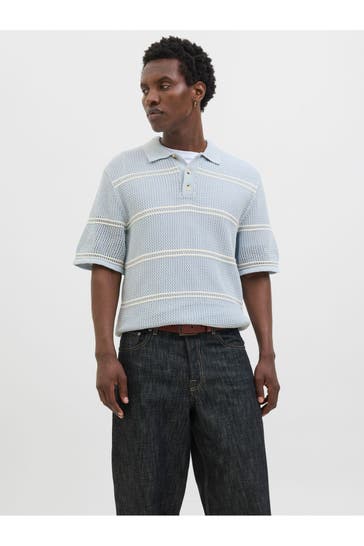 JACK & JONES Polo-Shirt 'Summer' gestreift