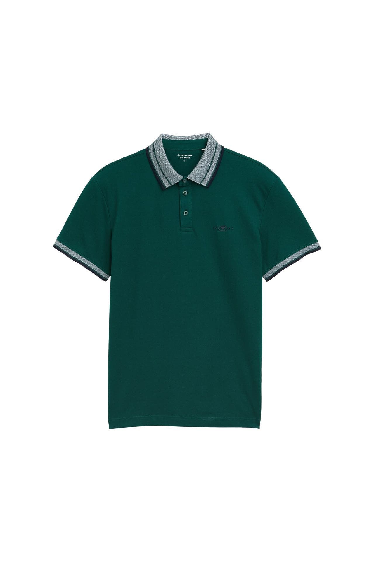 TOM TAILOR Polo-Shirt tannengrün, Bild 1