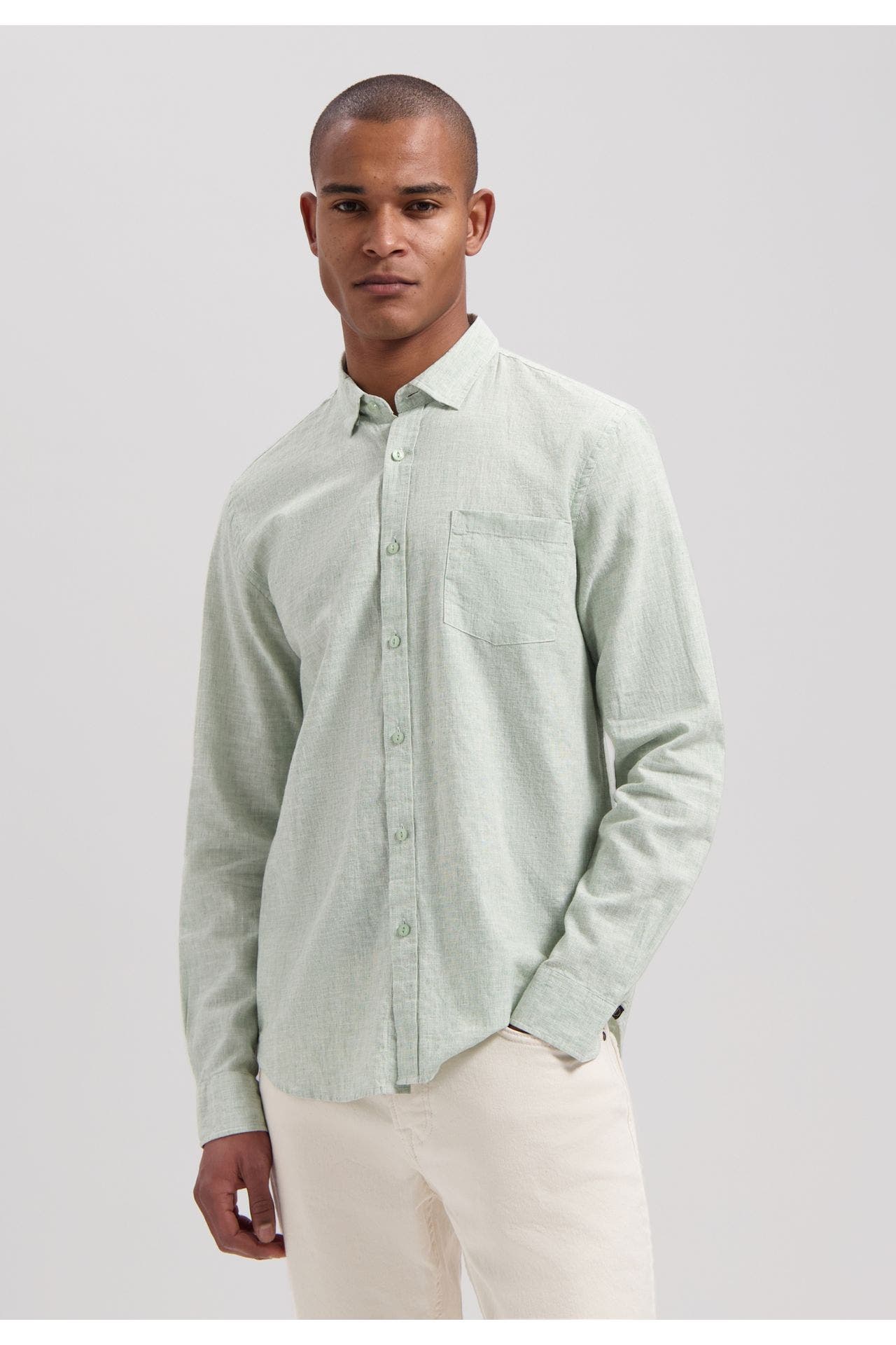 DSTREZZED Leinenmix-Hemd 'Marvin' Regular Fit, Bild 1