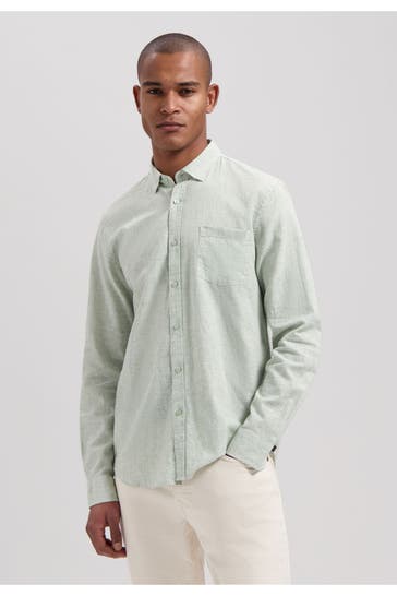 DSTREZZED Leinenmix-Hemd 'Marvin' Regular Fit