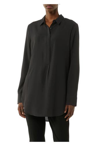 COMMA, Blusenshirt schwarz