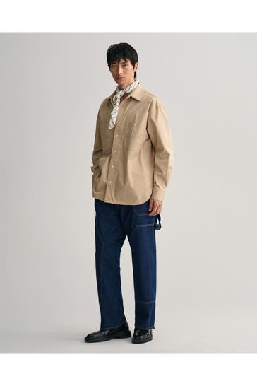 GANT Casual-Hemd greige Oversized