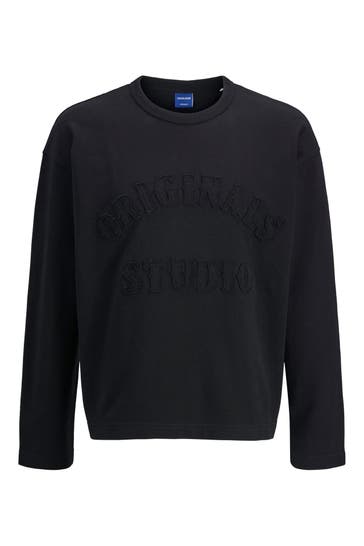 JACK & JONES Sweatshirt schwarz