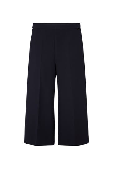 JOOP! Stoffhose Culotte in Creme navy Marlene