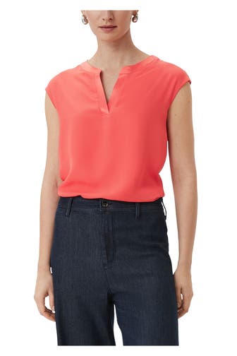 COMMA, T-Shirt neonrot