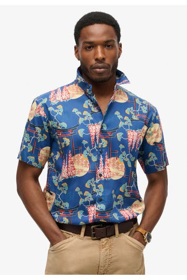 SUPERDRY Kurzarmhemd Regular Fit