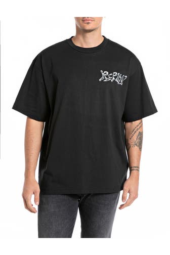 REPLAY T-Shirt schwarz