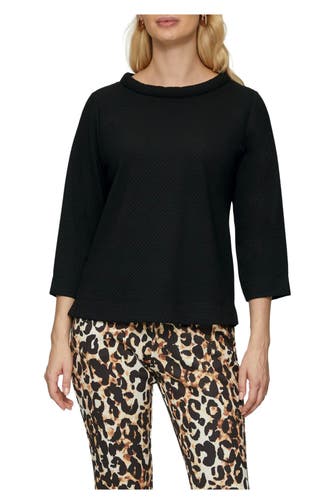 S.OLIVER BLACK LABEL Sweatshirt schwarz