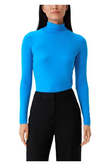 COMMA, - Longsleeve blau