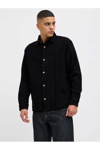 JACK & JONES Overshirt schwarz