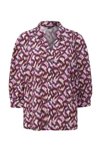COMMA, Casual-Bluse gemustert