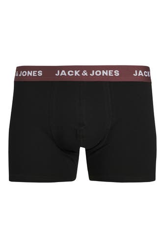 JACK & JONES 5er-Pack Boxer Trunks schwarz