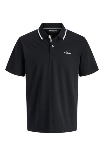 JACK & JONES Polo-Shirt 'Blaze' schwarz
